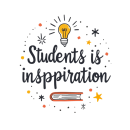 students is inspiration SVG PNG design with hand-drawn style