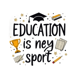 education is the key to success SVG PNG design with hand-drawn style, bold lettering