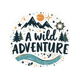 a wild adventure SVG PNG design with bold lettering