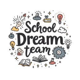 school dream team SVG PNG design with hand-drawn style, bold lettering, an uplifting message