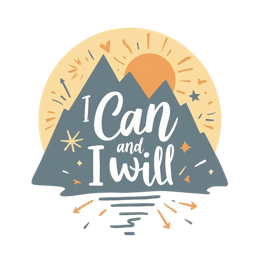 mountains sunrise quote SVG PNG design with an uplifting message