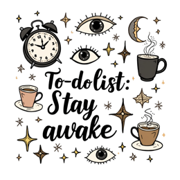to do list coffee SVG PNG design