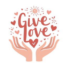 give love shirt SVG PNG design with hand-drawn style, bold lettering, an uplifting message