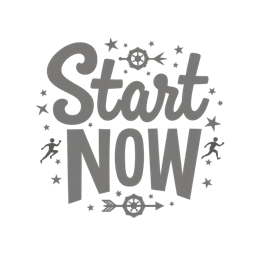 start now motivation SVG PNG design with bold lettering
