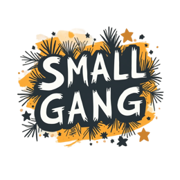 small gang shirt SVG PNG design with bold lettering