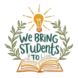 students learning wreath SVG PNG design with bold lettering, green floral elements, an uplifting message