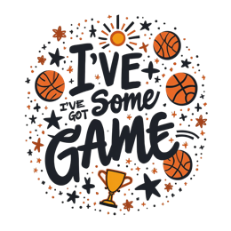 basketball game SVG PNG design with bold lettering
