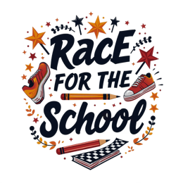 race school activity SVG PNG design with bold lettering