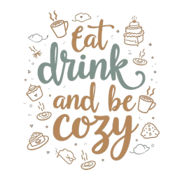 quotes cozy SVG PNG design with hand-drawn style