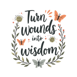 quotes butterflies SVG PNG design with hand-drawn style, orange floral elements, an uplifting message