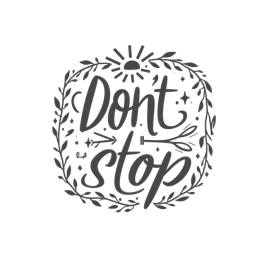 inspiration motivation quote SVG PNG design with bold lettering, black and white floral elements, an uplifting message