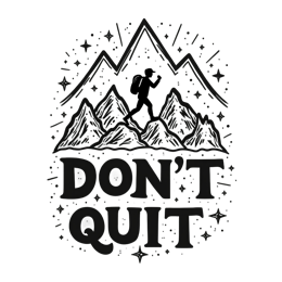 hiking motivation shirt SVG PNG design with bold lettering