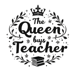 teacher quotes floral SVG PNG design with bold lettering, black and white floral elements