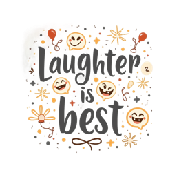 laughter happiness SVG PNG design with bold lettering, an uplifting message