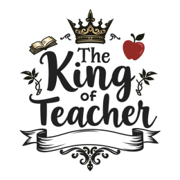teacher crown SVG PNG design with bold lettering