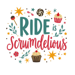 ride sweet treats SVG PNG design with bold lettering