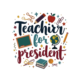 teacher president SVG PNG design