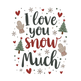 snow mittens SVG PNG design