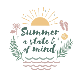 summer state of mind shirt SVG PNG design