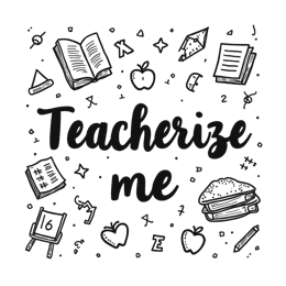 teacher doodles SVG PNG design with hand-drawn style, bold lettering
