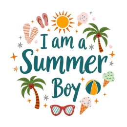 summer vacation SVG PNG design