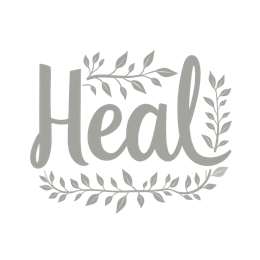 heal leaves floral SVG PNG design with hand-drawn style, floral elements