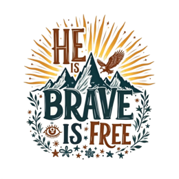 quote mountain eagle SVG PNG design with bold lettering, an uplifting message