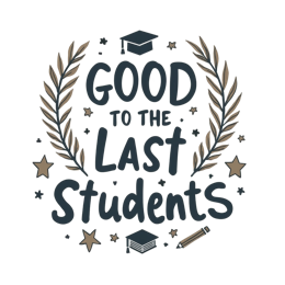 graduation students SVG PNG design with bold lettering, white floral elements, an uplifting message