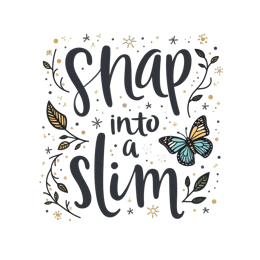 beautiful flora butterfly SVG PNG design with bold lettering, blue floral elements, an uplifting message