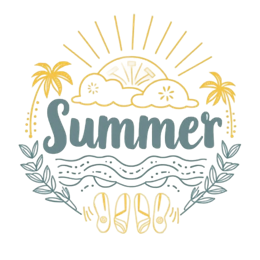 summer sunshine SVG PNG design