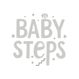 baby steps growth SVG PNG design with hand-drawn style, bold lettering