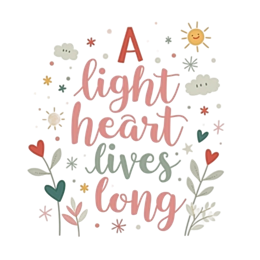quotes heart SVG PNG design with pink and red floral elements, an uplifting message