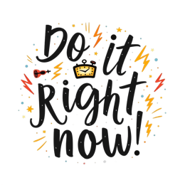 motivational time SVG PNG design with bold lettering