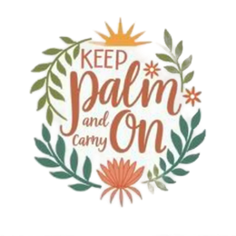 quote typography SVG PNG design with hand-drawn style, bold lettering, green floral elements
