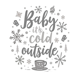christmas winter SVG PNG design with hand-drawn style