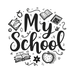 school doodles SVG PNG design with bold lettering