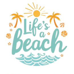 lifes a beach SVG PNG design
