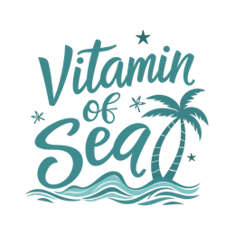 vitamin of sea palm tree SVG PNG design