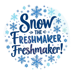 snow freshmaker SVG PNG design with hand-drawn style