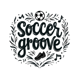 soccer groove SVG PNG design with bold lettering