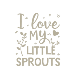 love sprouts SVG PNG design with hand-drawn style, floral elements