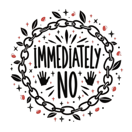 quotes chains SVG PNG design with bold lettering