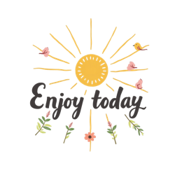 sunshine inspiration SVG PNG design with bold lettering, red and yellow floral elements, an uplifting message