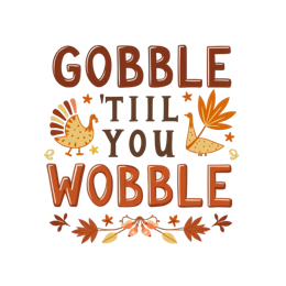 quotes thanksgiving SVG PNG design with bold lettering, orange and cream floral elements