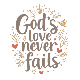 beautiful typography floral SVG PNG design with red floral elements, an uplifting message