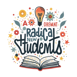 radical new students SVG PNG design with hand-drawn style, bold lettering, an uplifting message