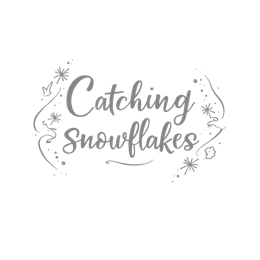 catching snowflakes SVG PNG design with hand-drawn style