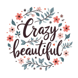 flower typography SVG PNG design with black and white floral elements