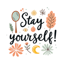 autumn flora quotes SVG PNG design with hand-drawn style, bold lettering, peach and green floral elements