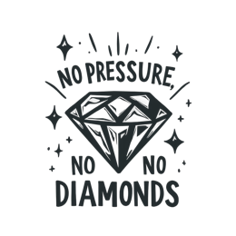 quotes diamonds SVG PNG design with hand-drawn style, bold lettering